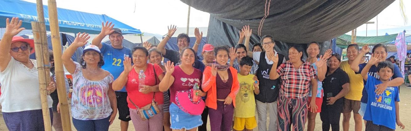 Fundación Wiese and ADRA Perú provide food kits and school supplies to families affected by the fire in Ancón